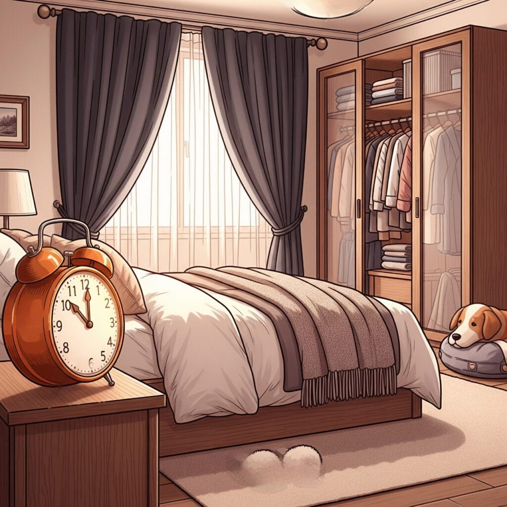 Dessin couleur d'une chambre