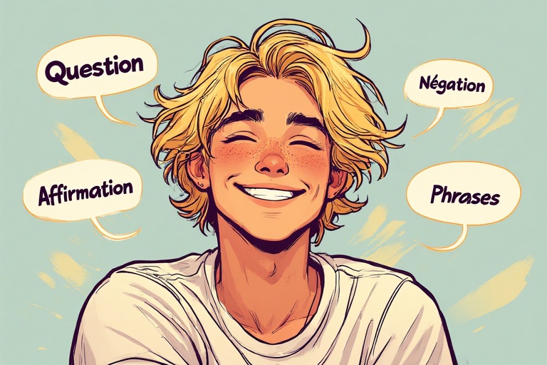 Question affirmation négation phrases
